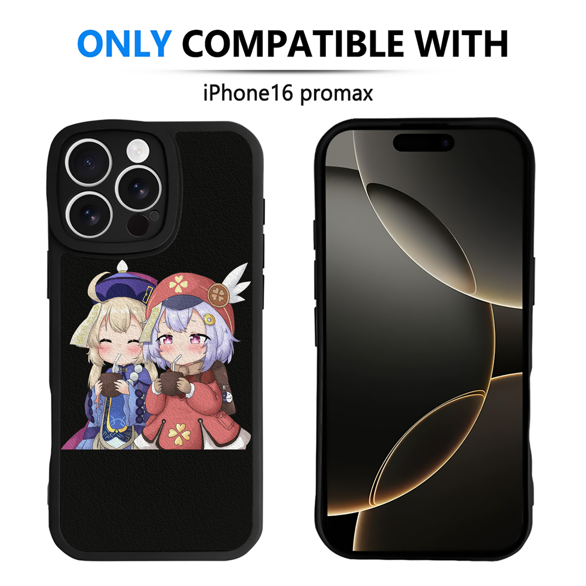 げんし神 七七 なな  genshin Nana 【iPhone 16シリーズ対応】シリコンスマホケース（レザー調） 材質：シリコン